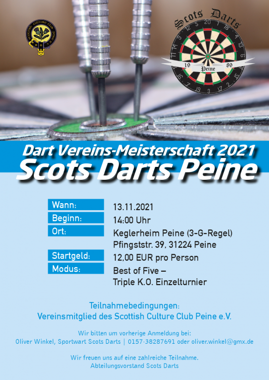 Plakat Scots Darts